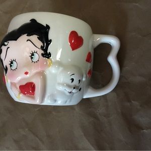 New Betty Boop &Pudgy Mug Coffee Tea Cup Ceramic Classic Cartoon Full of Love 3D